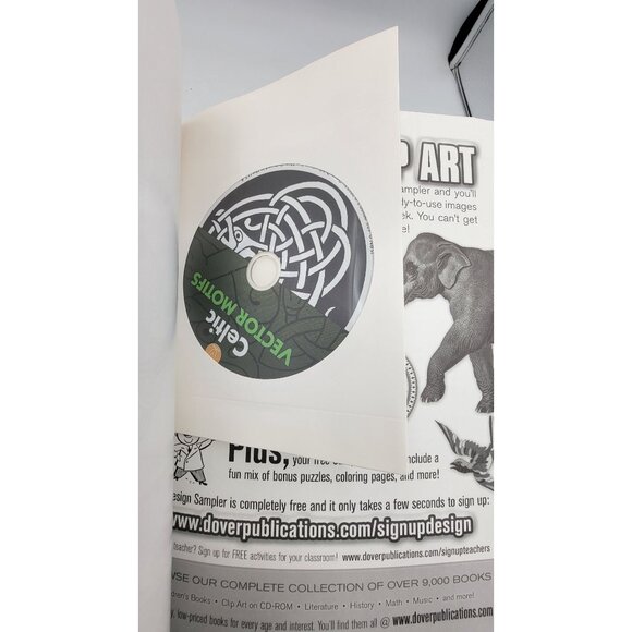 Celtic Fairies/Elves Vector Motifs Books By Dover Publications With CD/ROM - Picture 7 of 12